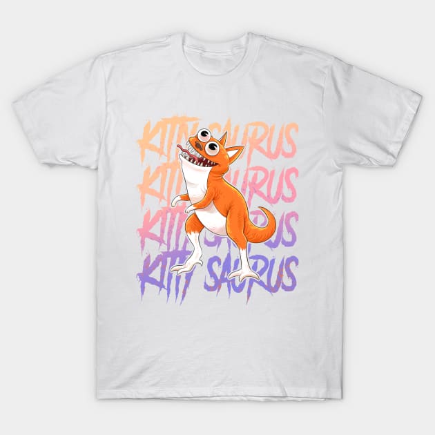 garten of ban ban kittysaurus T-Shirt by Draw For Fun 